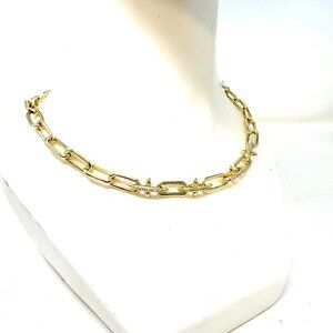 😍Lux Gold Paperclip Necklace